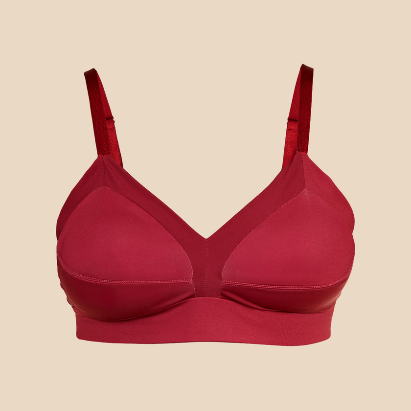 model_2_name wearing merlot bra - Image 4